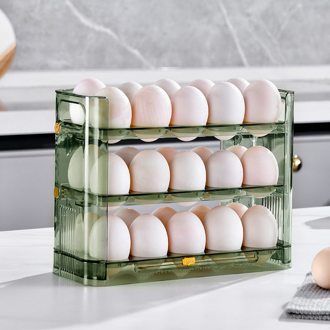 Flip-Eier-Aufbewahrungsbox für den Kühlschrank