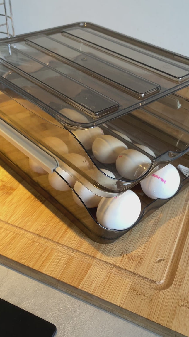 Eier-Aufbewahrungsbox für den Kühlschrank, Kunststoff